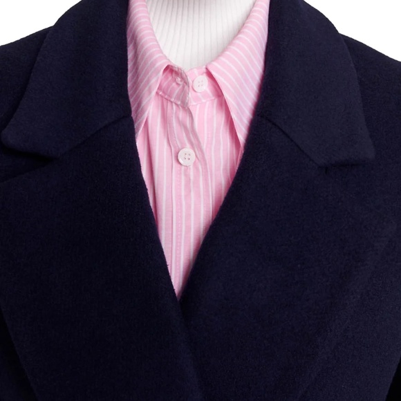 Giblue Double Breasted Belted Coat - Picture 2 of 8